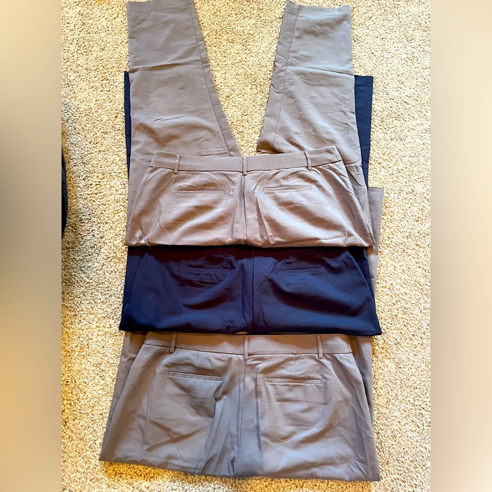 3 pair women’s size 18 tall dress pants. Apt 9 Torie